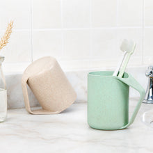 Load image into Gallery viewer, CharmBella™ Wheat square mouth oblique Brushing Cup